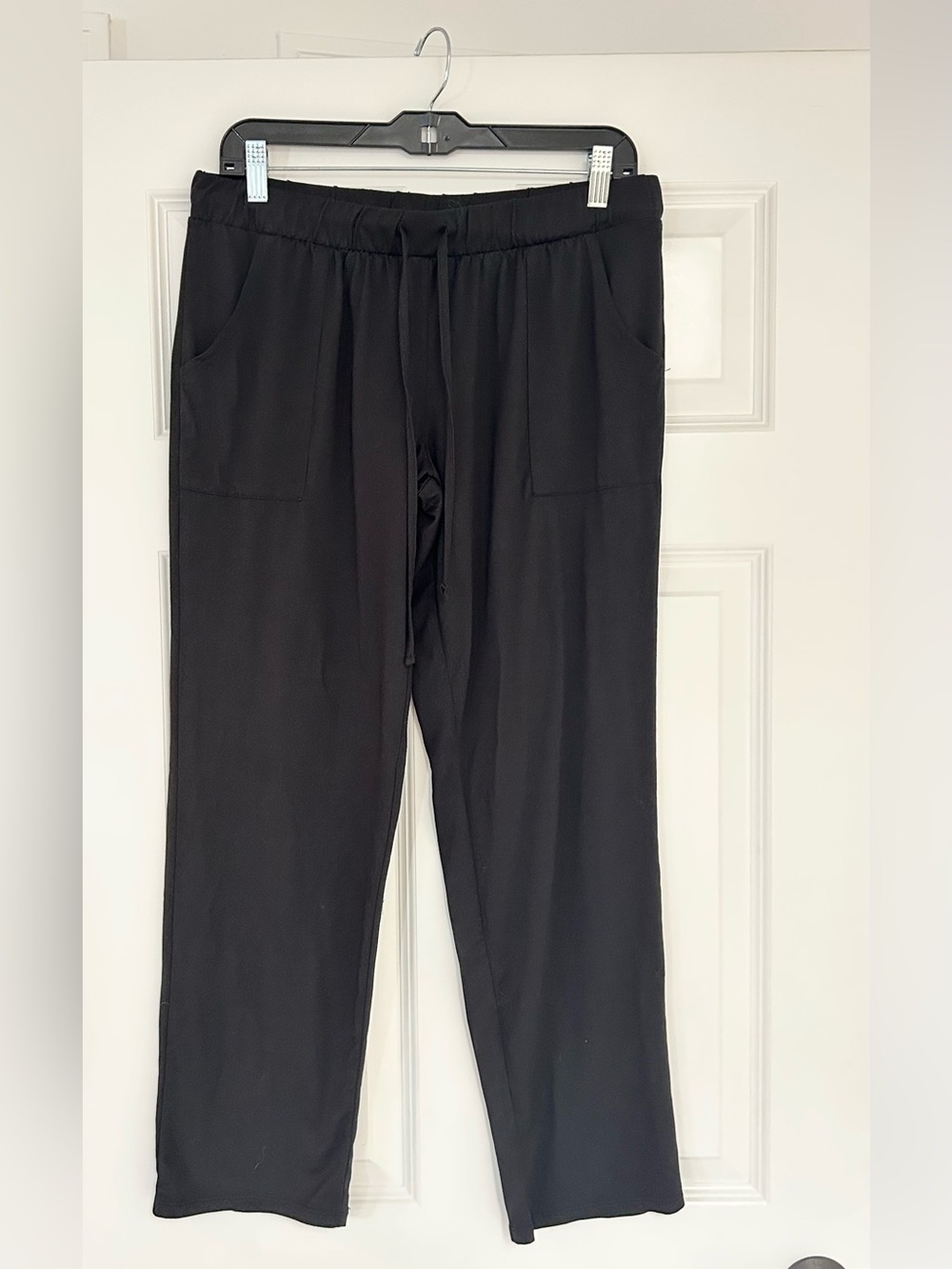 Lucky Brand Black Drawstring Wide-Leg Pants